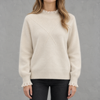 Women’s Lace Top – Half Turtleneck Long Sleeve Bottoming Shirt
