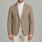 Men’s Suit Jacket – Business Casual Tailored Blazer with Notch Lapels
