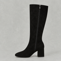 Women’s Knee High Boots – Pointed Toe Chunky Heel Long Boots