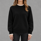 Women’s Lace Top – Half Turtleneck Long Sleeve Bottoming Shirt