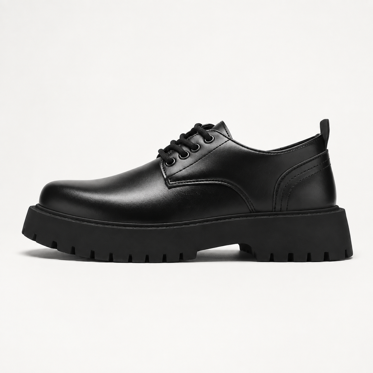 Men’s Loafers – Smart Waterproof Black Leather-Style Slip-On Shoes