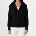 Women’s Knitted Hoodie – Full Zip Hooded Cardigan Jumper
