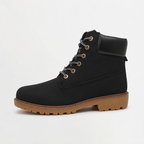 Men’s Quilted Boots – High Top Casual Work Boots with Warm Lining