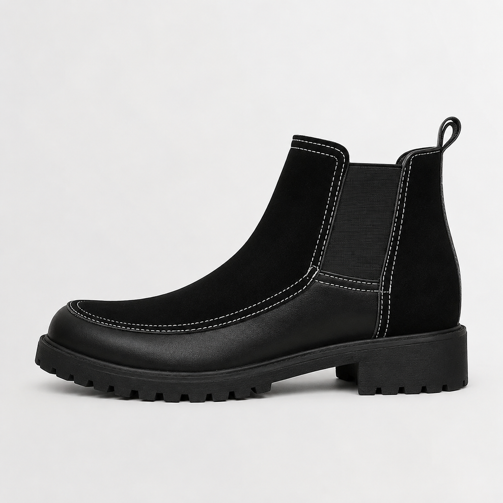 Women’s Platform Ankle Boots – Short Chunky Sole Martin Boots