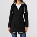 Women’s Raincoat – Outdoor Hooded Waterproof Mountaineering Jacket