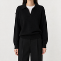 Women’s Retro Jumper – Casual Long Sleeve Knitted Pullover