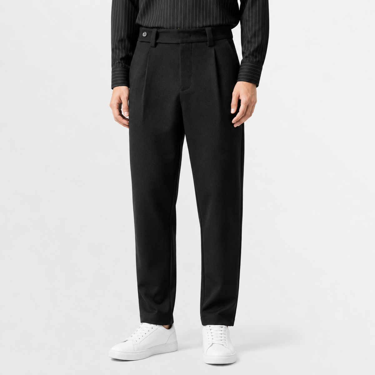 Men’s Corduroy Trousers – Loose Fit Straight Leg Winter Casual Trousers
