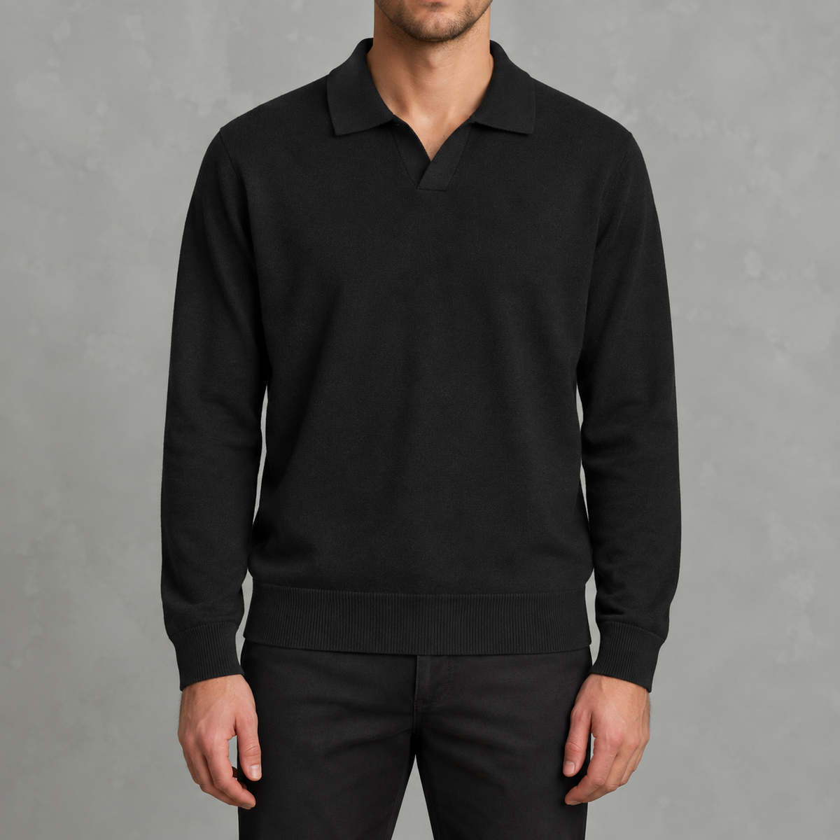 Men’s Wool Jumper – Loose Fit Warm Knitted Pullover for Autumn & Winter