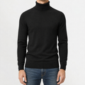 Men’s Turtleneck Jumper – Warm Knitted Roll Neck Pullover