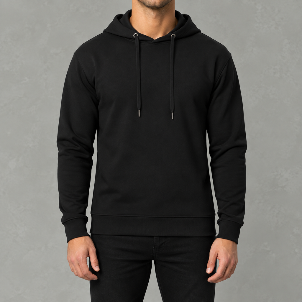 Unisex Cotton Jumper – Drop Shoulder Loose Fit Pullover Sweatshirt