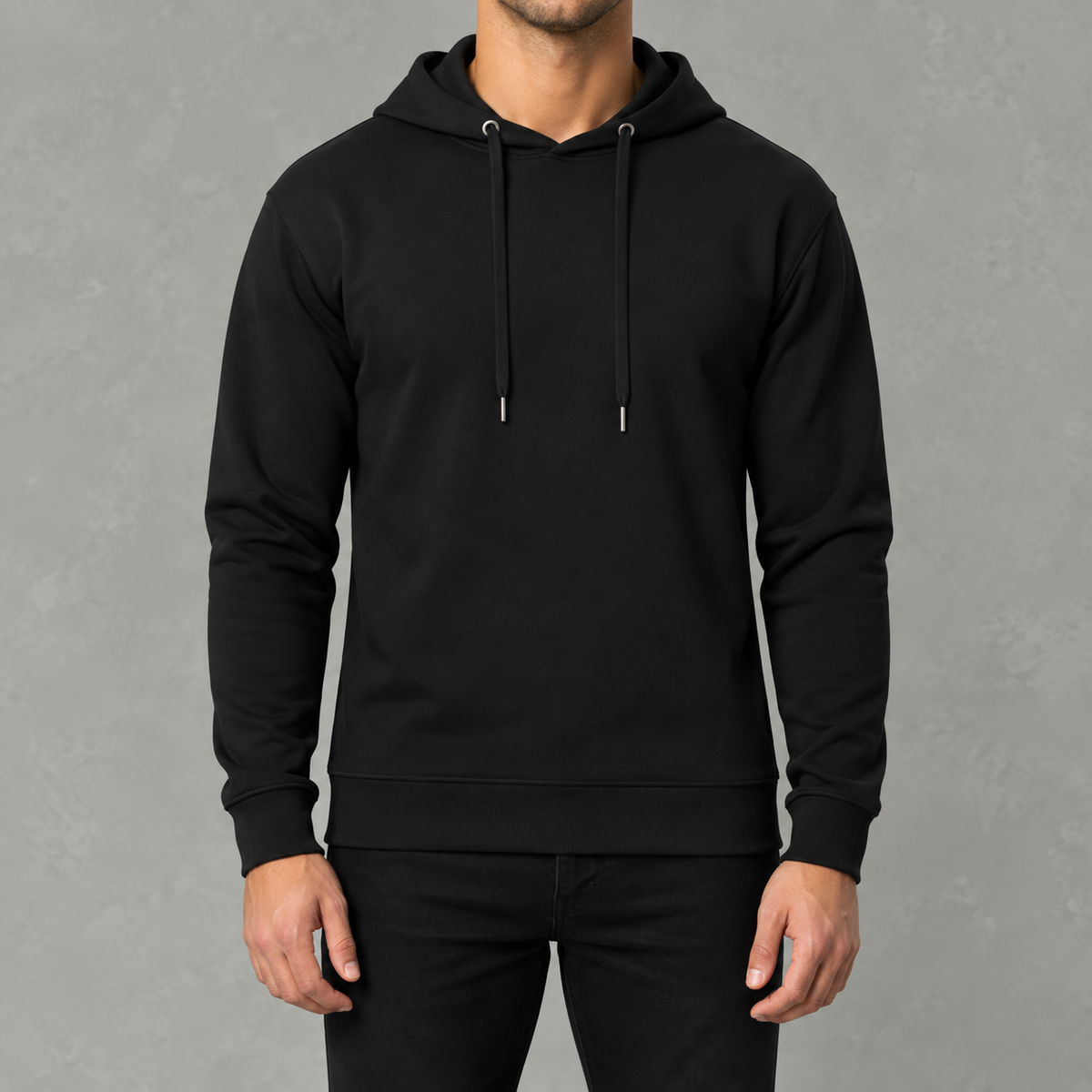 Unisex Cotton Jumper – Drop Shoulder Loose Fit Pullover Sweatshirt