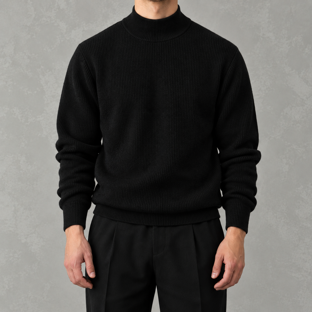 Men’s Knitted Jumper – Warm Long Sleeve Pullover for Layering