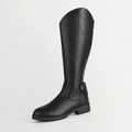 Women’s Knee High Boots – Chunky Heel Knight Boots with Side Zip