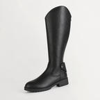 Women’s Knee High Boots – Chunky Heel Knight Boots with Side Zip