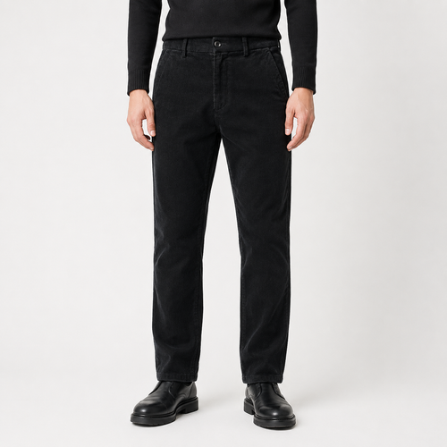 Men’s Corduroy Trousers – Straight Leg Autumn Winter Casual Trousers