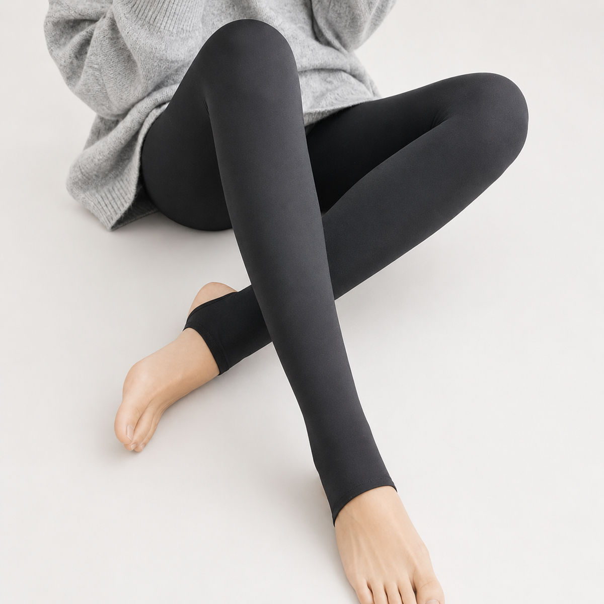 Women’s Thermal Leggings – Fleece Lined Stirrup Leggings for Winter