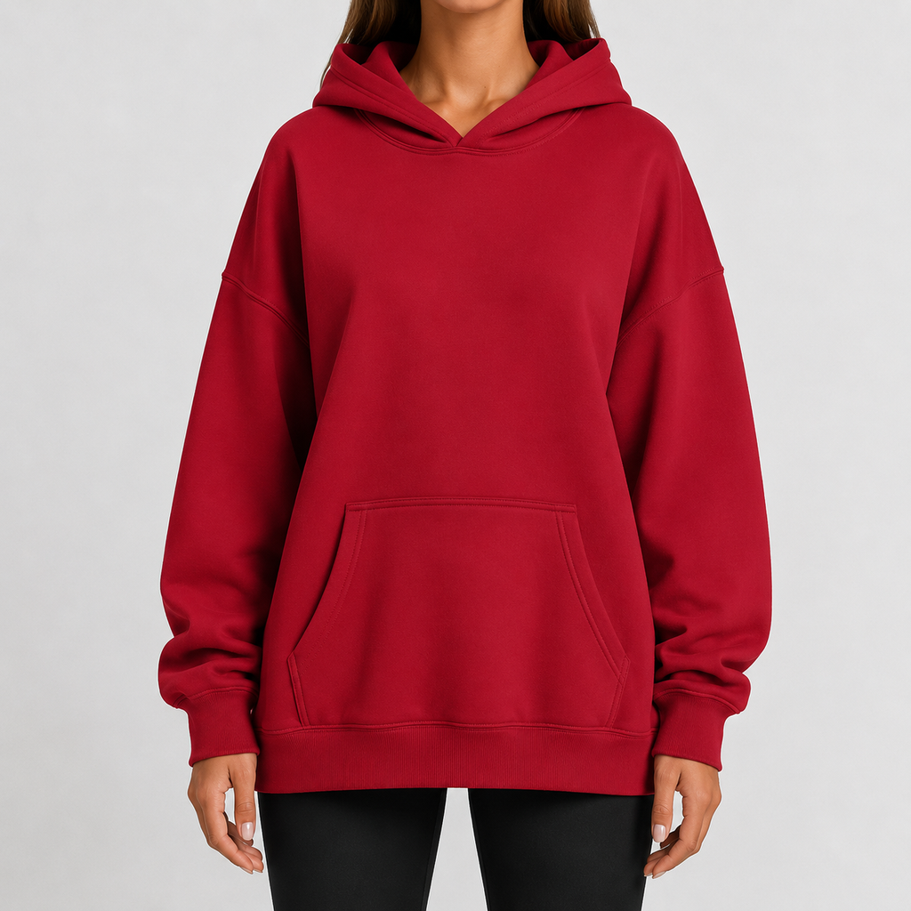 Women’s Oversized Hoodie – Drop Shoulder Long Sleeve Pullover Jumper