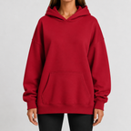 Women’s Oversized Hoodie – Drop Shoulder Long Sleeve Pullover Jumper