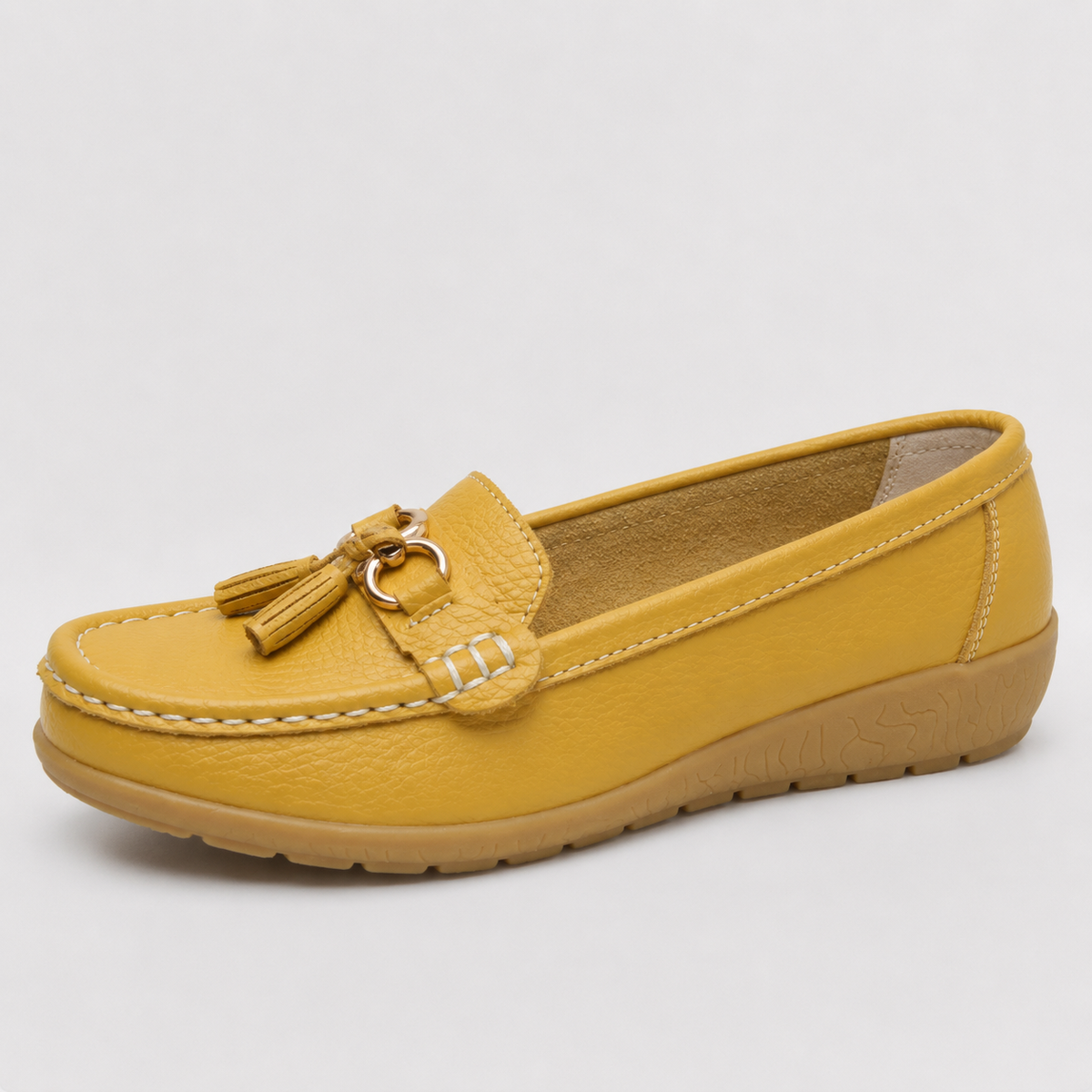 Women’s Wedge Loafers – Slip-On Soft Sole Casual Shoes