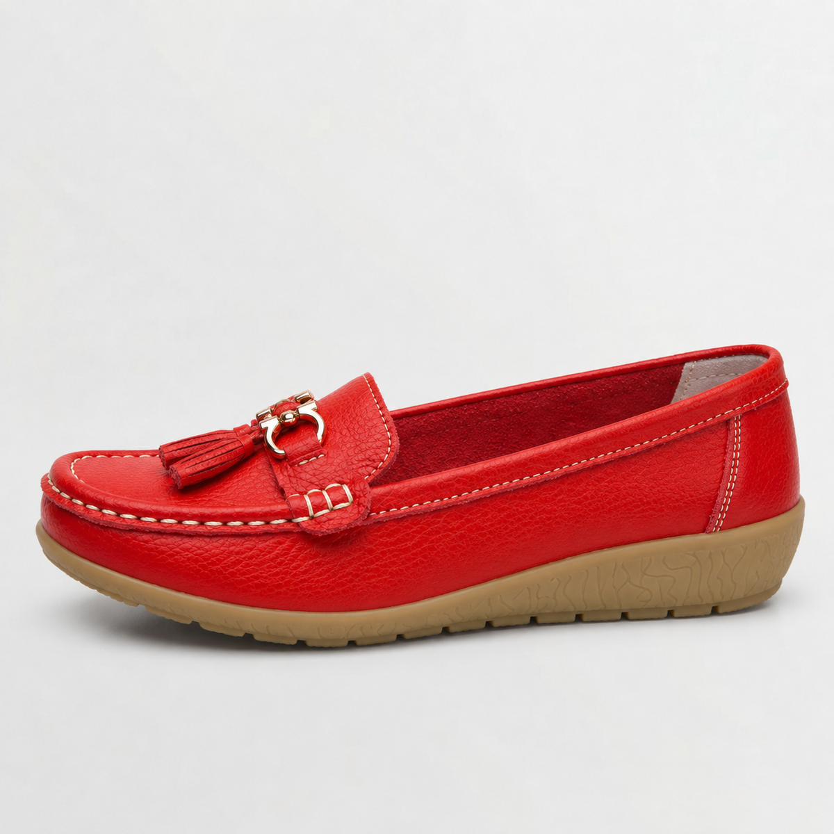 Women’s Wedge Loafers – Slip-On Soft Sole Casual Shoes