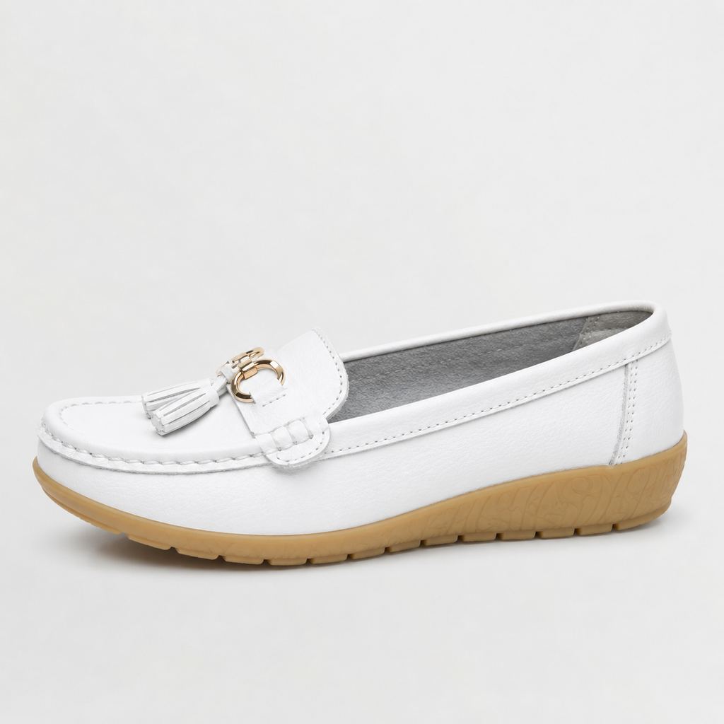 Women’s Wedge Loafers – Slip-On Soft Sole Casual Shoes