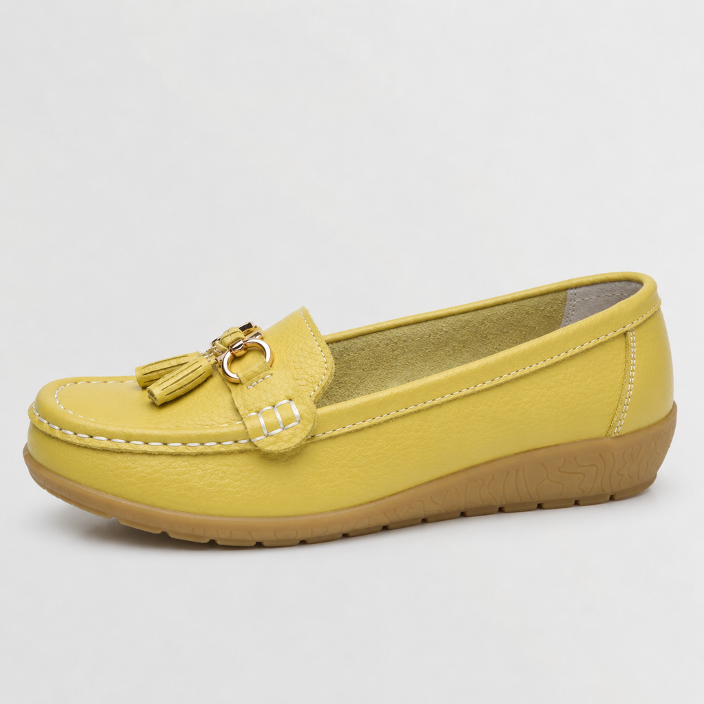 Women’s Wedge Loafers – Slip-On Soft Sole Casual Shoes