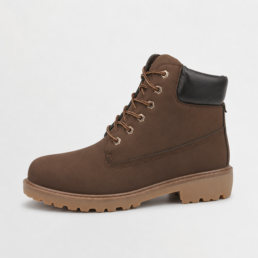 Men’s Quilted Boots – High Top Casual Work Boots with Warm Lining