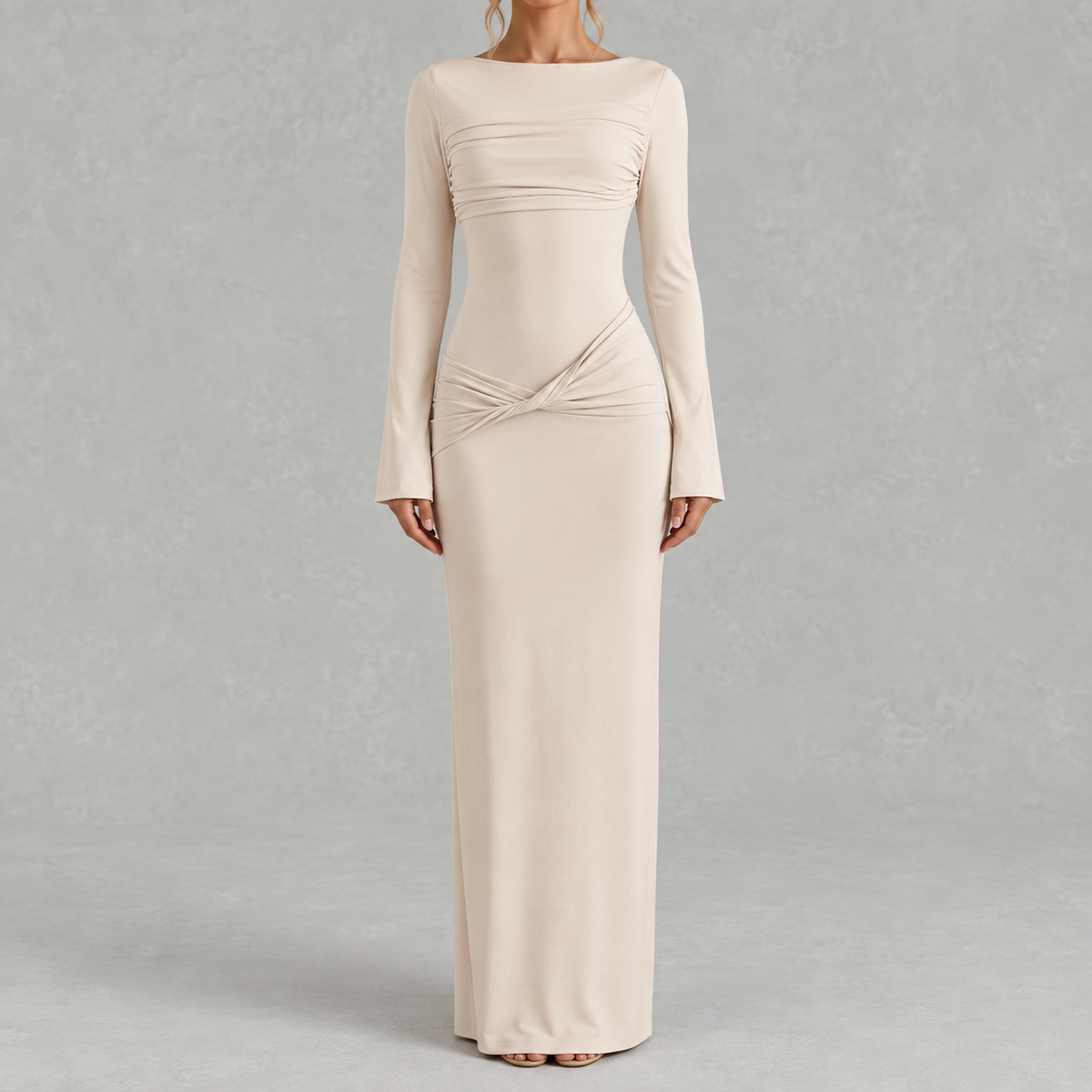 Women’s Fitted Dress – Slim Fit Elegant Figure-Hugging Dress