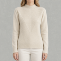 Women’s Jumper – Half Turtleneck Long Sleeve Knitted Jumper
