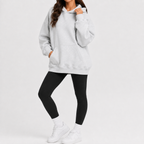Women’s Oversized Hoodie – Drop Shoulder Long Sleeve Pullover Jumper