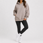 Women’s Oversized Hoodie – Drop Shoulder Long Sleeve Pullover Jumper