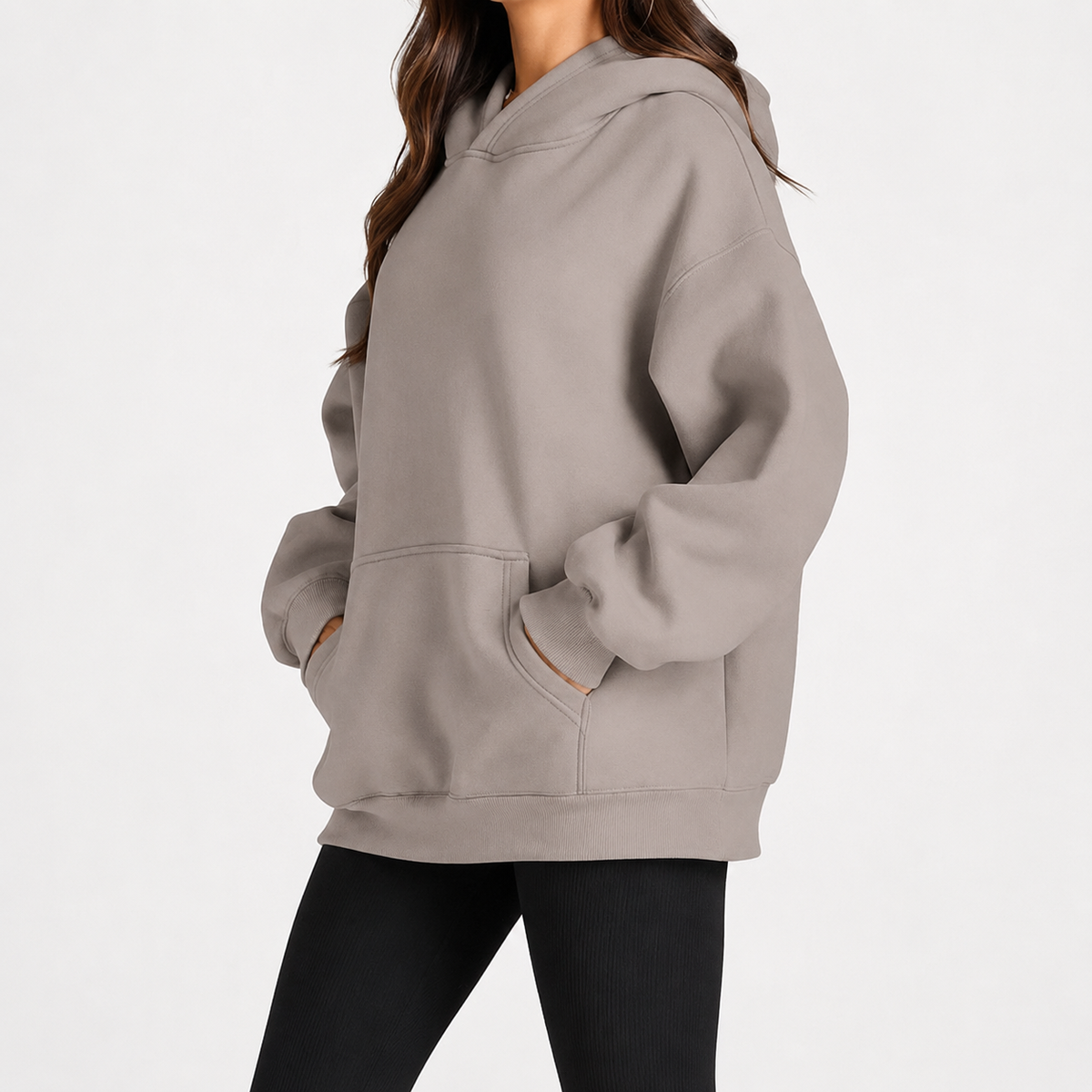 Women’s Oversized Hoodie – Drop Shoulder Long Sleeve Pullover Jumper