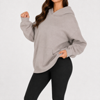 Women’s Oversized Hoodie – Drop Shoulder Long Sleeve Pullover Jumper