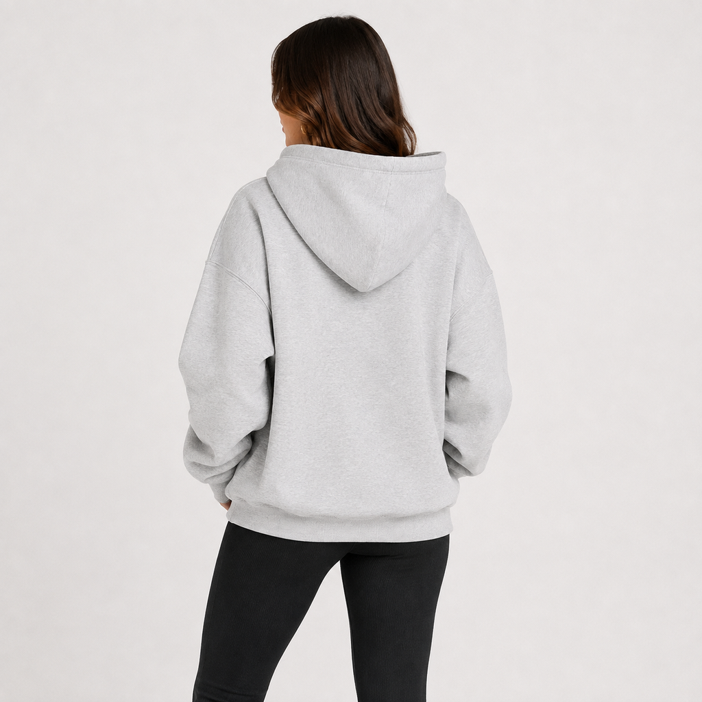 Women’s Oversized Hoodie – Drop Shoulder Long Sleeve Pullover Jumper