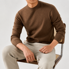 Men’s Knitted Jumper – Thickened Multi-Colour Casual Pullover