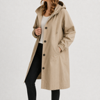 Women’s Waterproof Jacket – Lightweight Hooded Windbreaker with Quick-Dry Finish