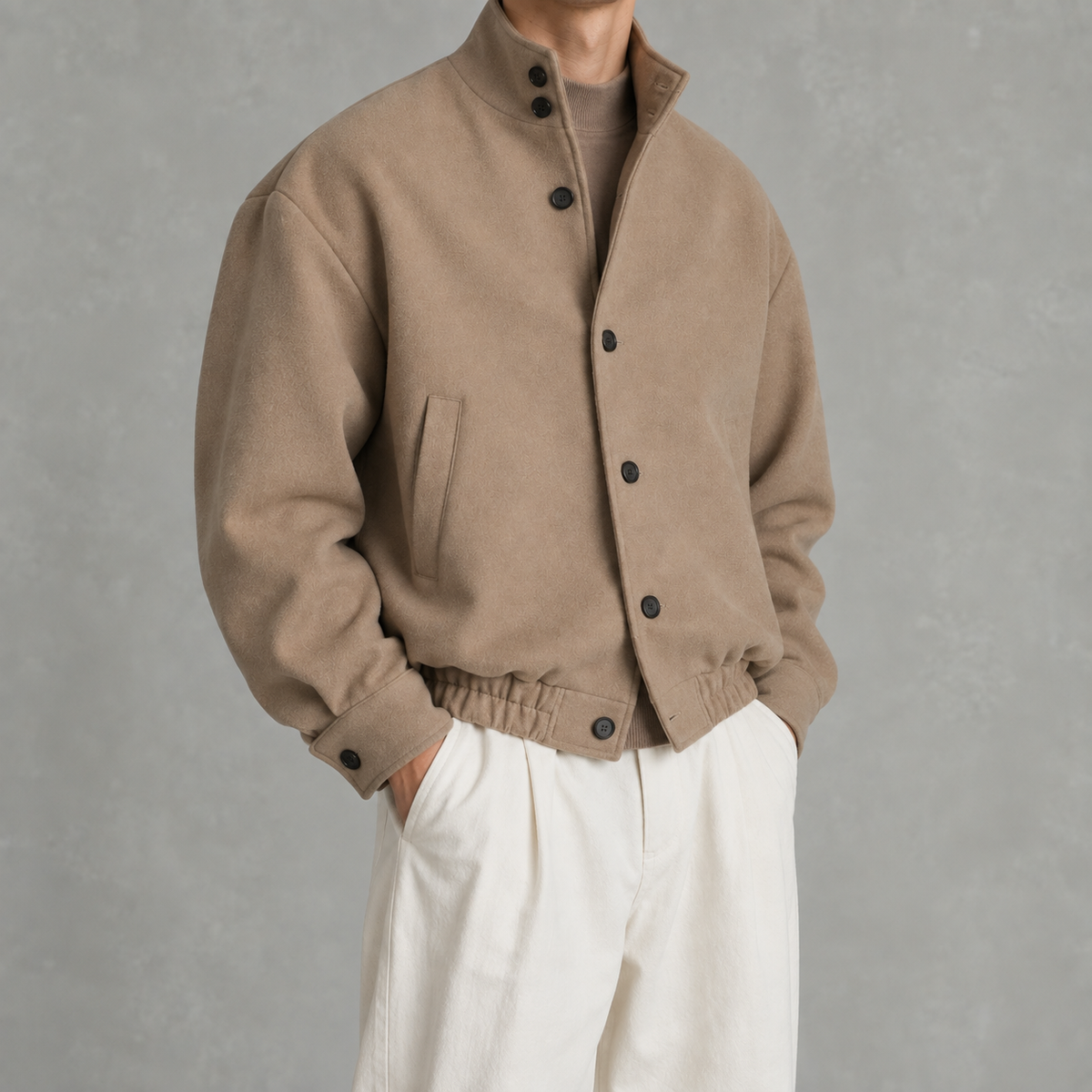 Men’s British Style Jacket – Fashion-Forward Tailored Coat with Classic Silhouette