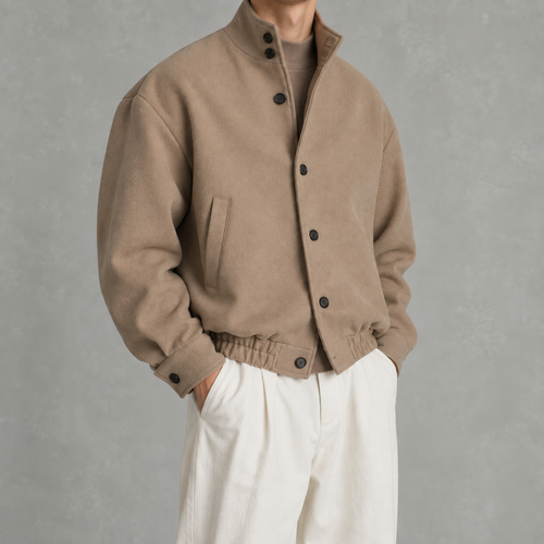 Men’s British Style Jacket – Fashion-Forward Tailored Coat with Classic Silhouette