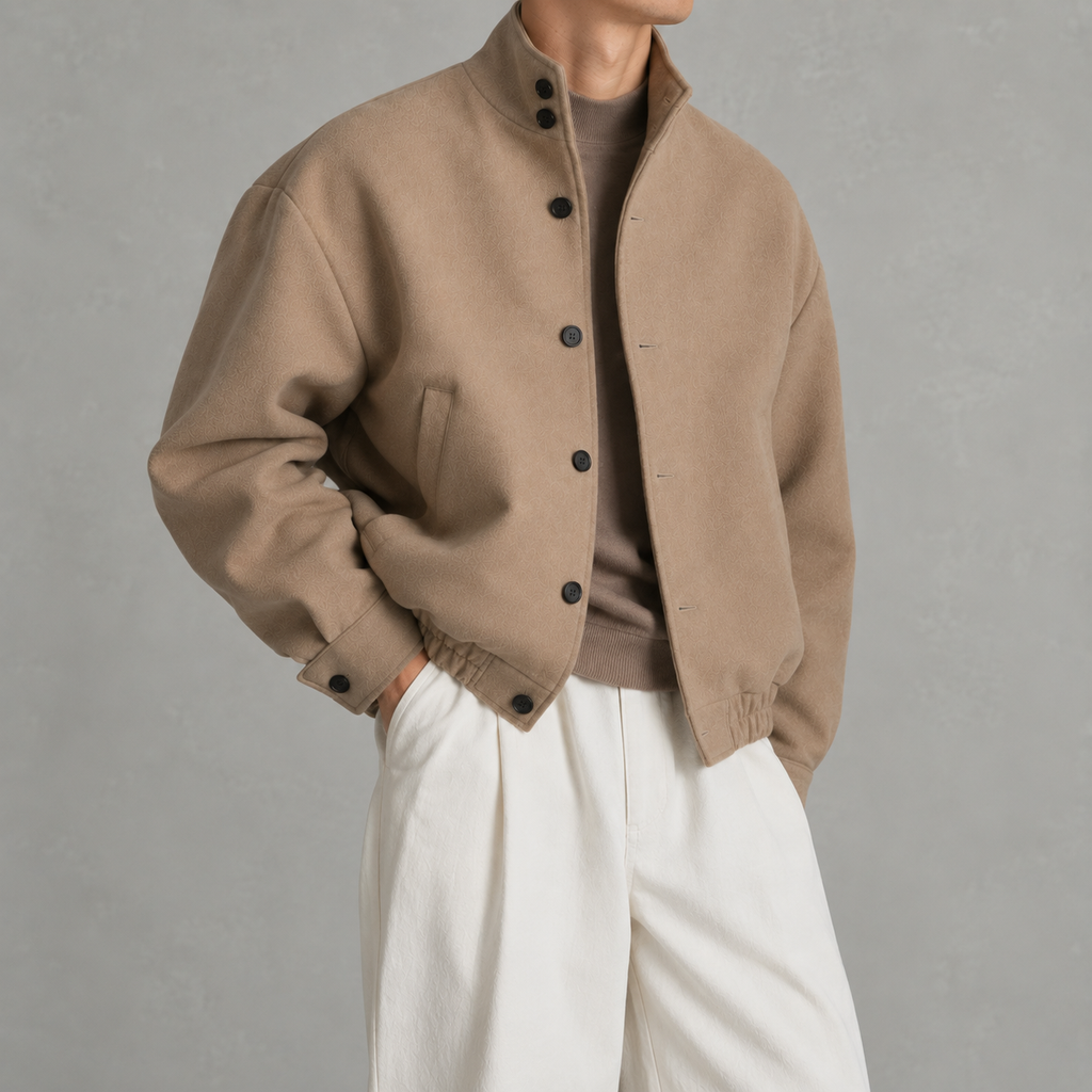 Men’s British Style Jacket – Fashion-Forward Tailored Coat with Classic Silhouette