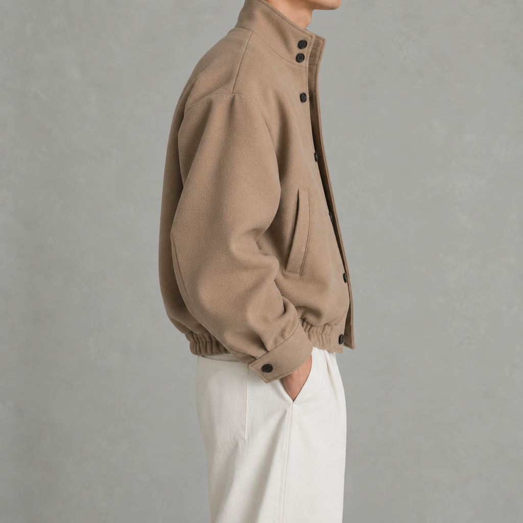 Men’s British Style Jacket – Fashion-Forward Tailored Coat with Classic Silhouette