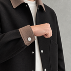 Men’s Casual Jacket – Lightweight Autumn Zip Jacket with Stand Collar