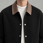 Men’s Casual Jacket – Lightweight Autumn Zip Jacket with Stand Collar