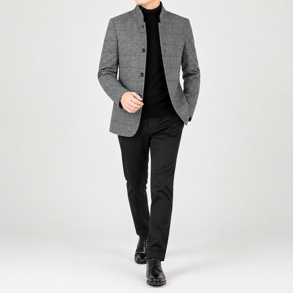 Men’s Blazer – Casual Tailored Jacket for Autumn & Winter