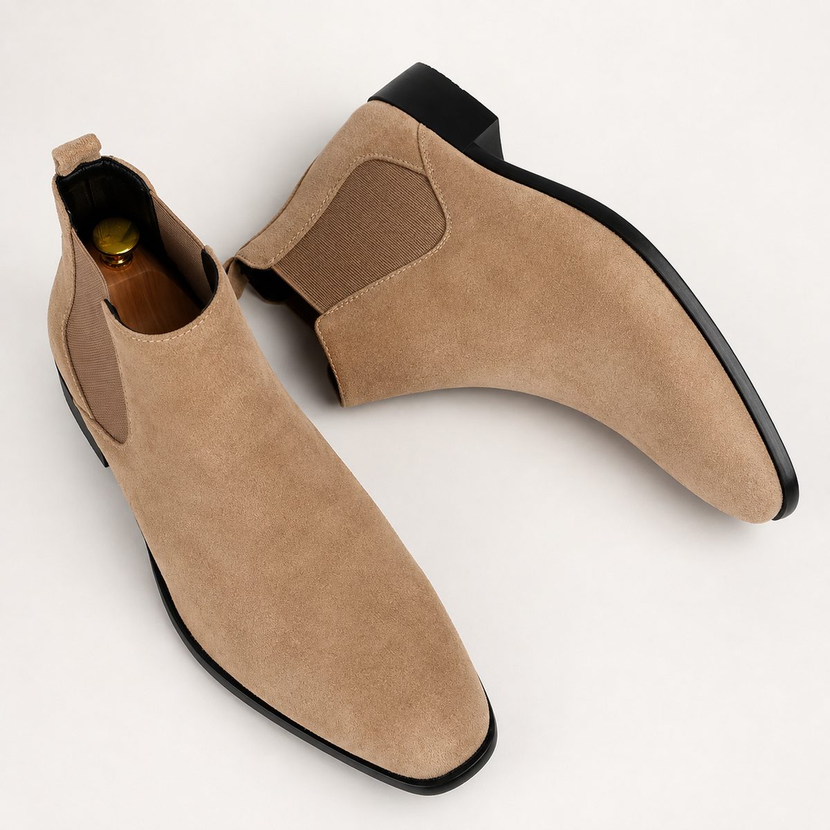 Men’s Chelsea Boots – Classic Ankle Boots with Elastic Side Panels