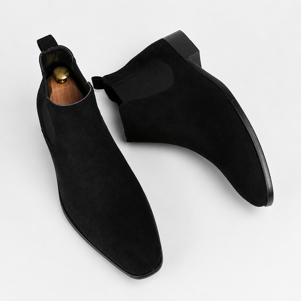 Men’s Chelsea Boots – Classic Ankle Boots with Elastic Side Panels