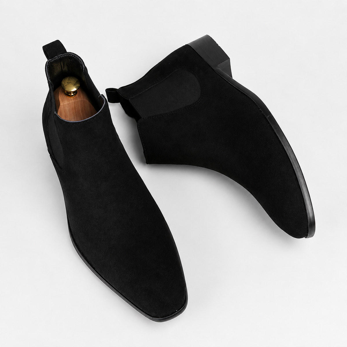 Men’s Chelsea Boots – Classic Ankle Boots with Elastic Side Panels