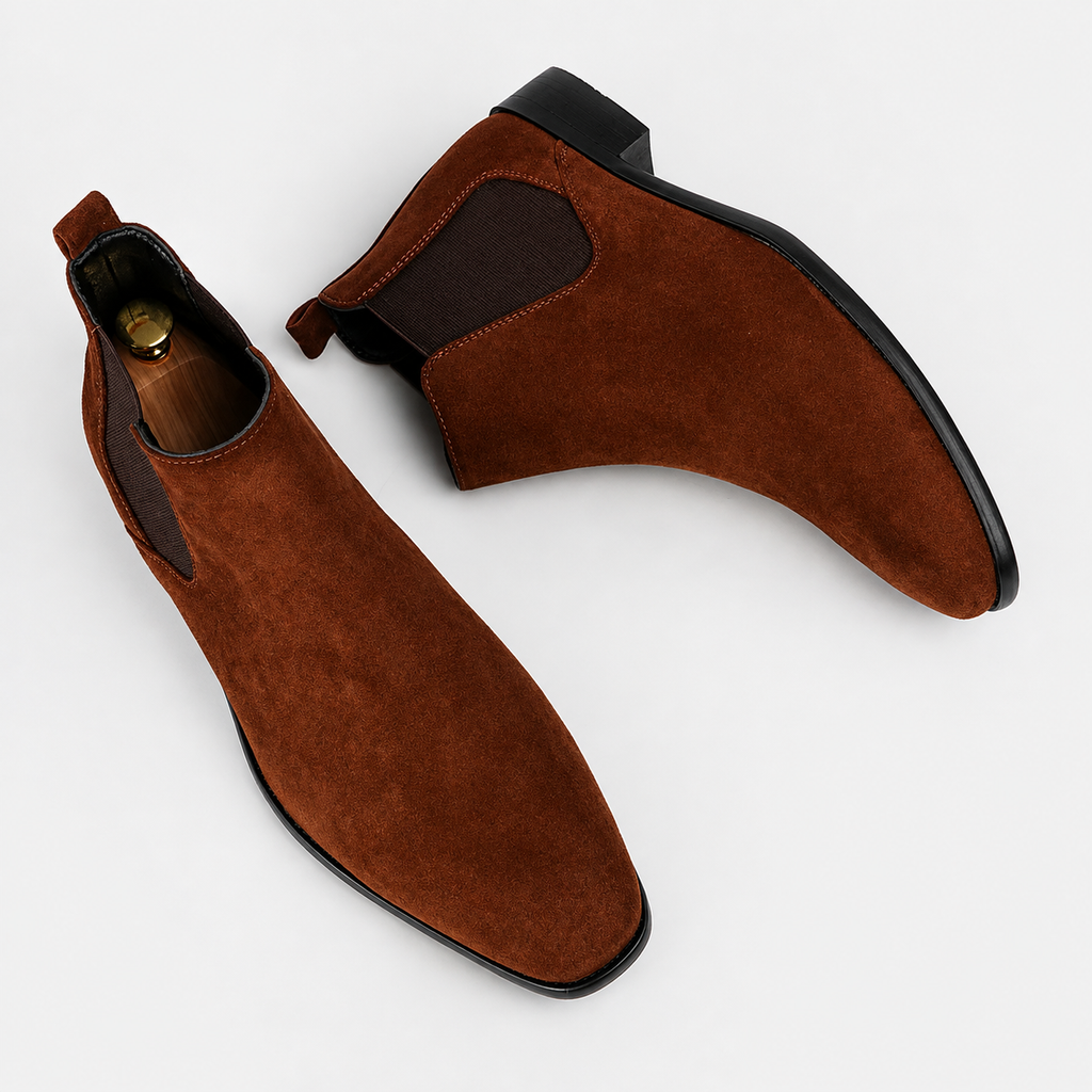 Men’s Chelsea Boots – Classic Ankle Boots with Elastic Side Panels