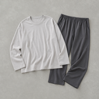 Men’s Cotton Pyjama Set – 100% Cotton Long Sleeve Top and Trousers