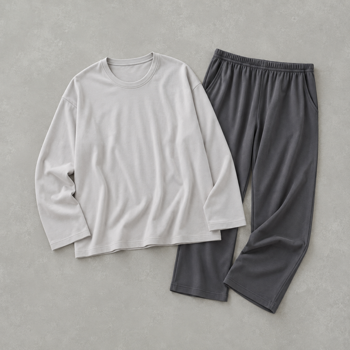 Men’s Cotton Pyjama Set – 100% Cotton Long Sleeve Top and Trousers