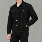 Men’s Denim Jacket – Relaxed Fit Casual Workwear Jacket